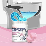 Yoloke Powerful Toilet Cleaner \u0026 Deodorant Effervescent Tablets - Automatic Bowl Stain Remover with Long-Lasting Fresh Scent - Non-Abrasive Formula Safe for Porcelain - 12 Count Pack